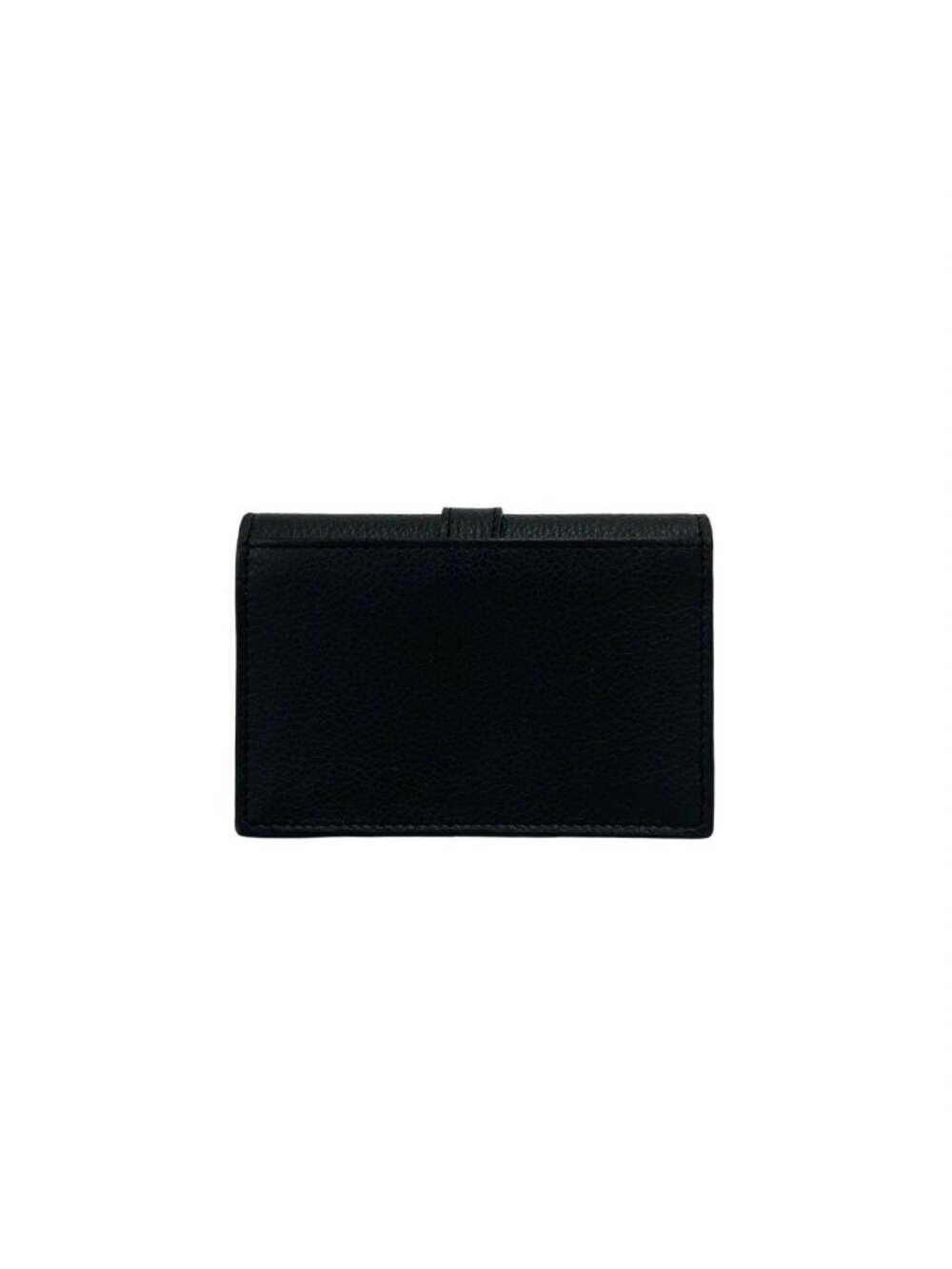 Saint Laurent YSL Cassandra Logo Leather Card Case Business Holder Black - Picture 2 of 9